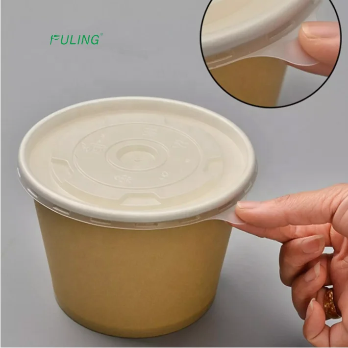 Disposable 8 12 16 24 32 Oz Paper Packaging Cup Bowl Noodle Bowl with Lid  to Go Cups Paper Soup Containers with Lids - China Paper Bowl Plate and  Take Away Bowl price