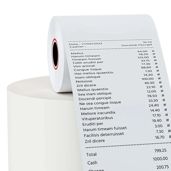 Thermal Paper 3 1/8 x 230ft Pos Receipt Paper, Cash Register Rolls