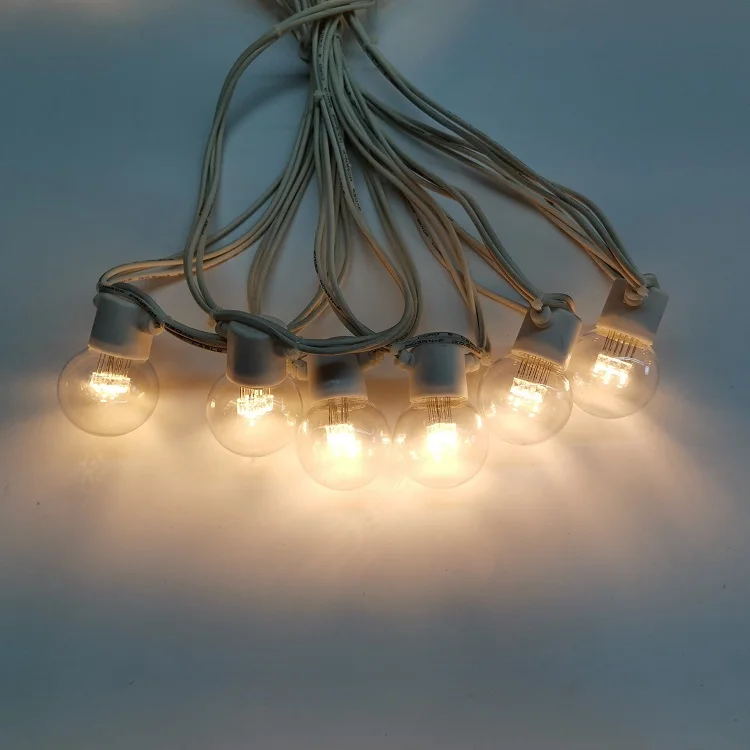 Landscape Lighting LED G45 Bulb string Lights for Outdoor Decorative Lighting waterproof