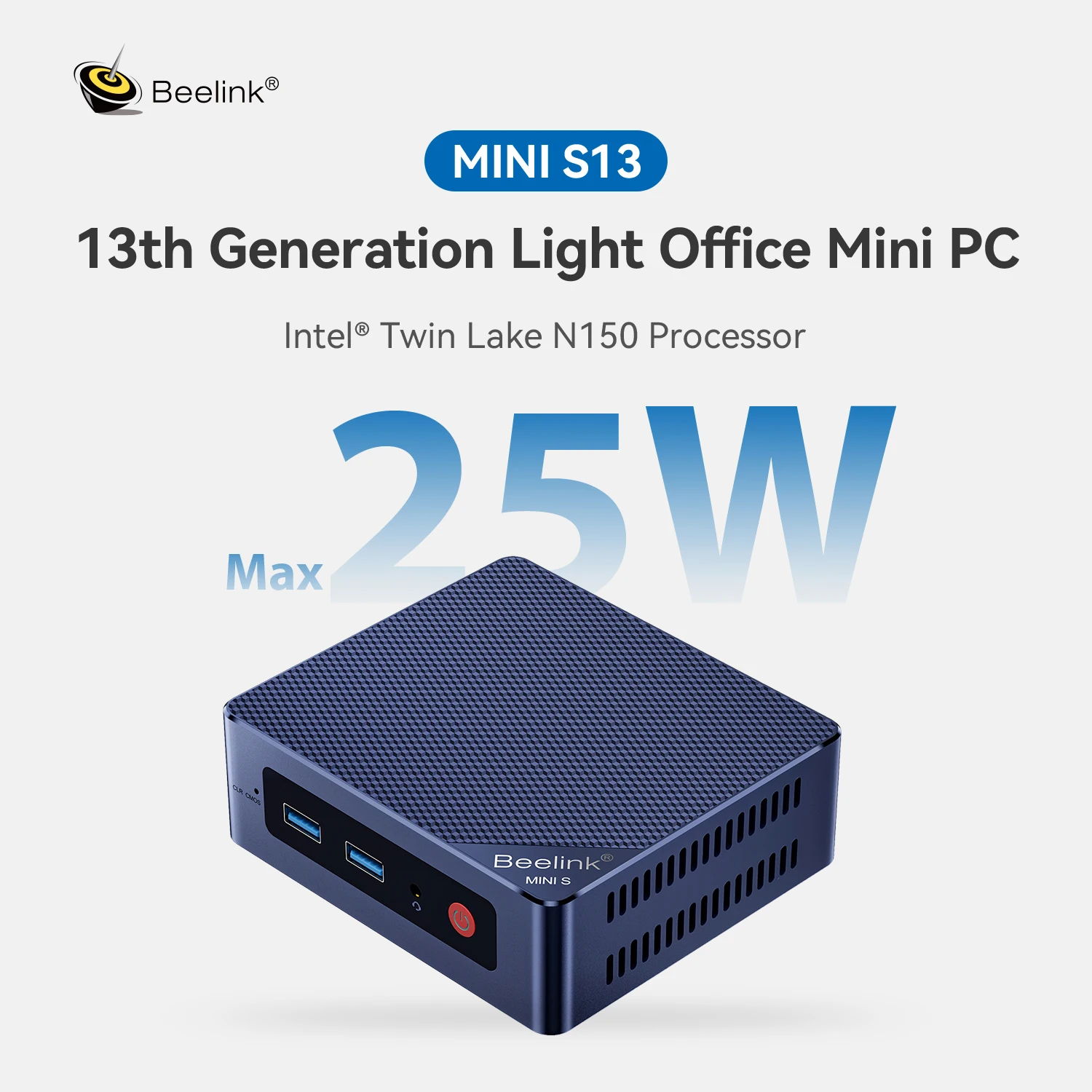 Beelink MINI S 13 Intel Celeron N150 - Efficient Office PC
