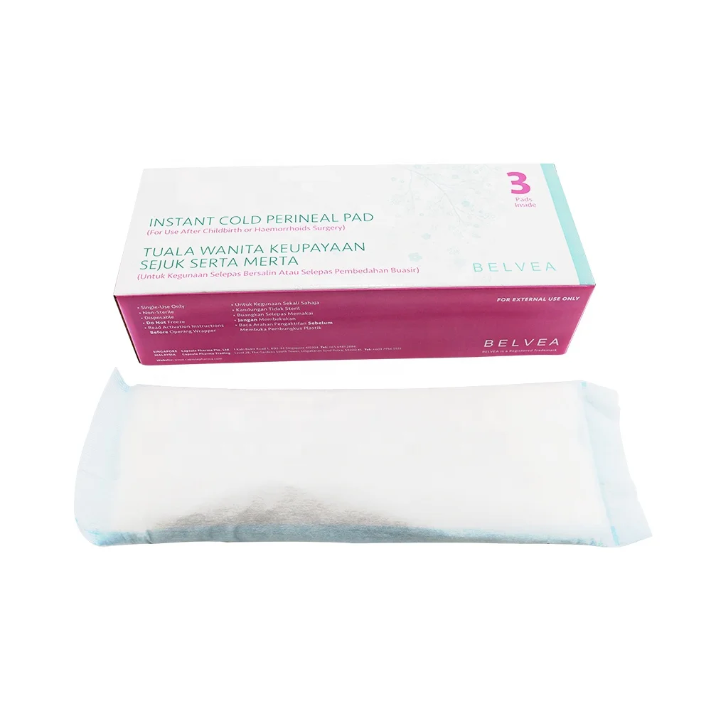 Belvea Instant Cold Perineal Pads 3's