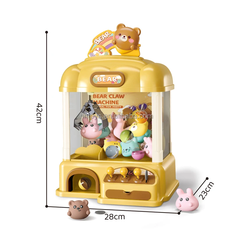 Electric Coin Operated Crane Simulator Toy Doll Claw Crane Machine ...