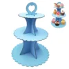 Soporte para tartas azul
