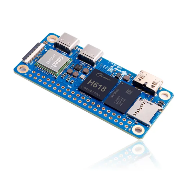 Orange Pi Zero 2W Mini PC with Up to 4GB RAM, Quad-Core Allwinner
