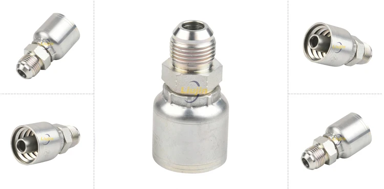 Hydraulic hose and fitting advanced factory supply one piece hydraulic fitting