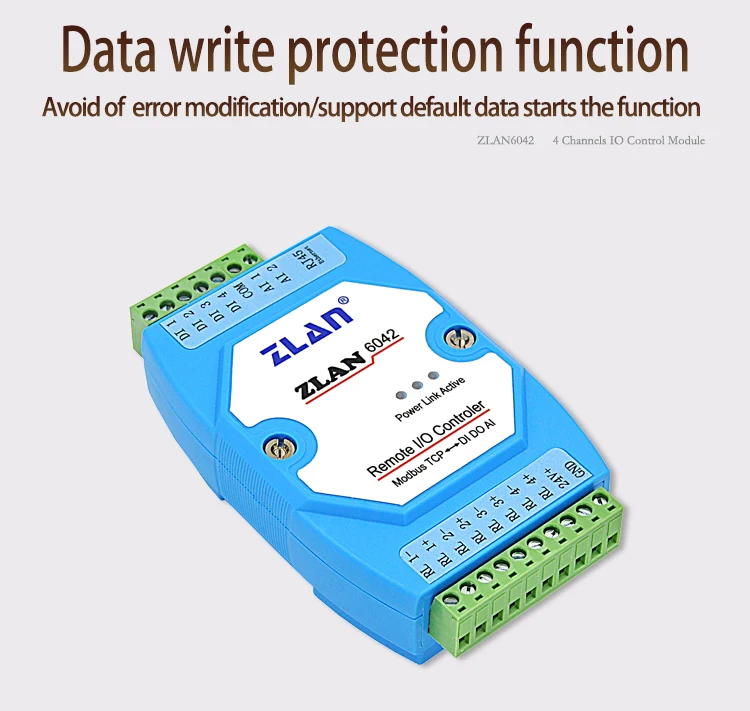 以太网rs485 Io Modbus Tcp /rtu 4路a/d采集i/o模块模拟数字输入输出继电器 - Buy Modbus I/o  Module,Remote Io,Remote Control Product on Alibaba.com