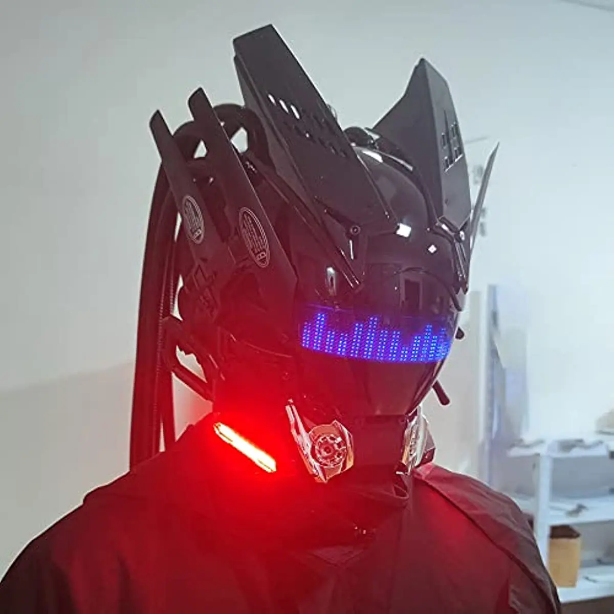 Masque de casque Cyberpunk WANZ pour homme Cosplay, Maroc
