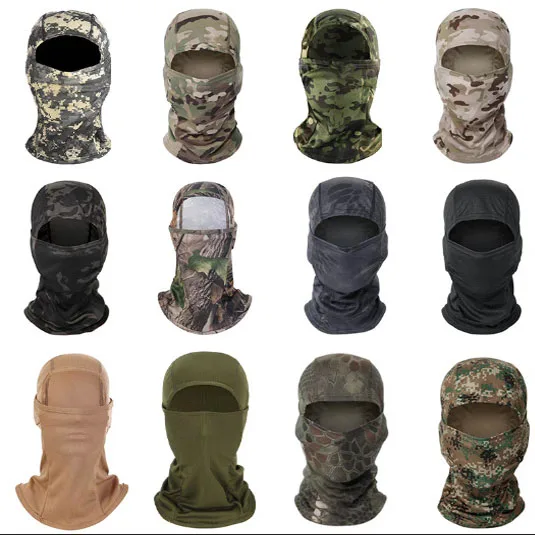 Full Face Tactical Headgear Scarf Camouflage Outdoor Operation ...