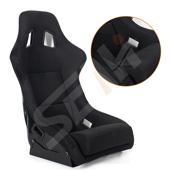 WZSEAHI Free Design Factory Supply Black Glass Fiber Seats  Sport Bucket Racing Seats