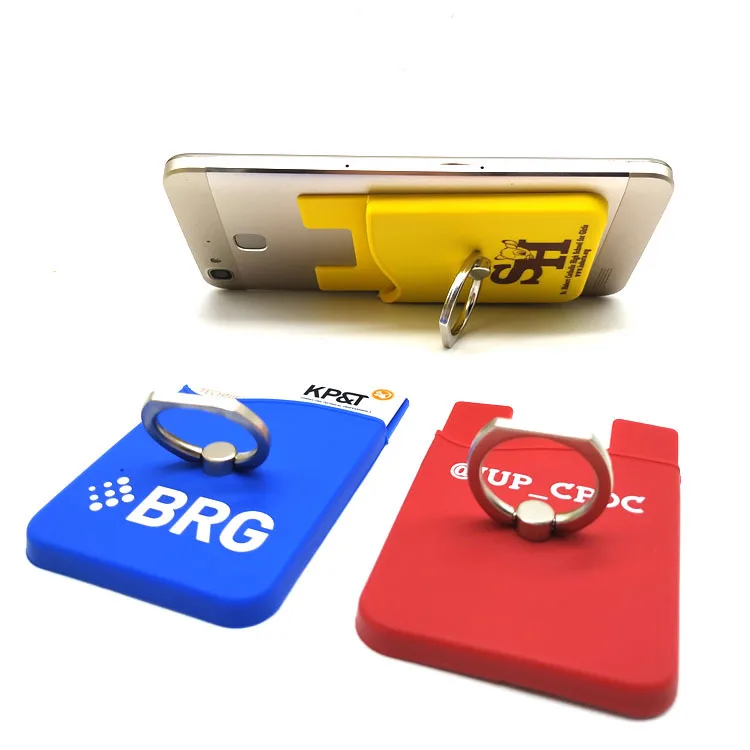 Push pop phone wallet 3m sticker card holder