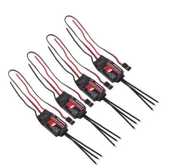Hobbywing SkyWalker 20A бесщеточный ESC 2-3S Lipo для радиоуправляемого самолета мультикоптера