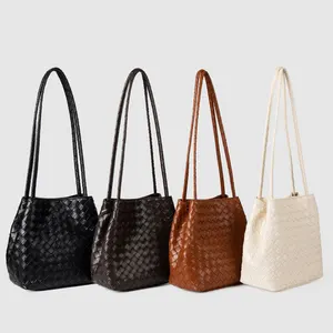 Custom Oem 2026 New Trendy High Quality Bolsas Personalizadas Premium Women'S Pu Bags Women Woven Bag