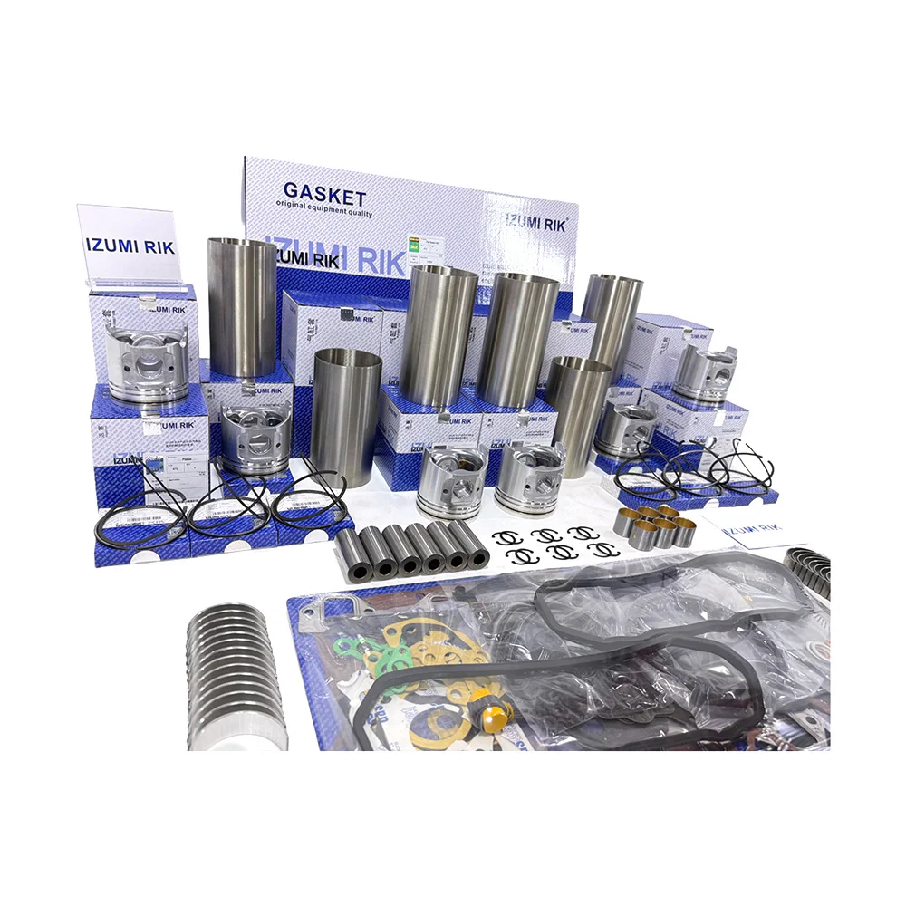 IZUMI RIK DL03, DL06, DL08, DL200, DL300 Kit overhaul dengan kit gasket, bearing utama & batang dengan cincin dorong untuk Doosan
