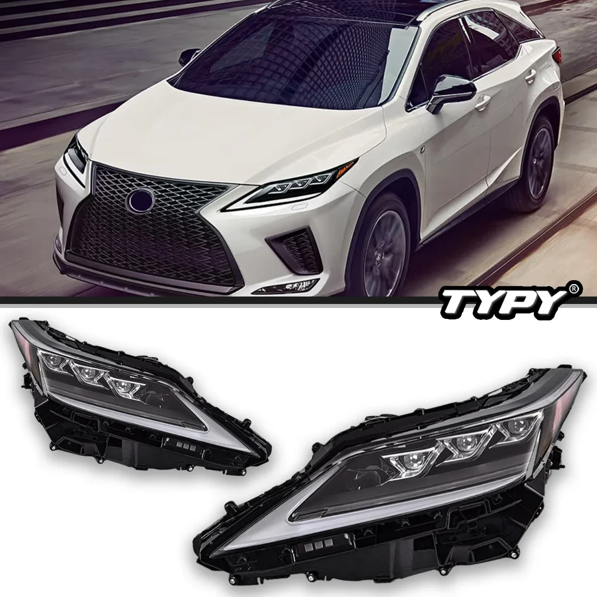 Lexus RX LED Headlight Upgrade - TYPY Carhead Lamp 2020-2022