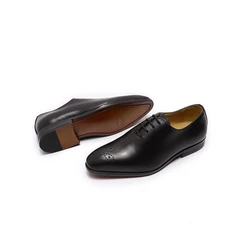 Новое поступление, детская брендовая обувь с острым носком, Повседневное платье для мальчиков