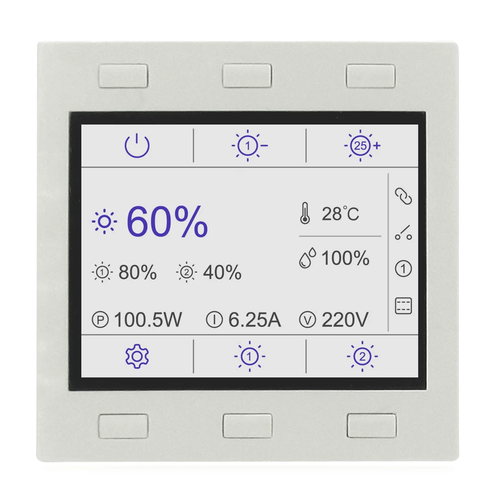 controlling leds with tft display quotation