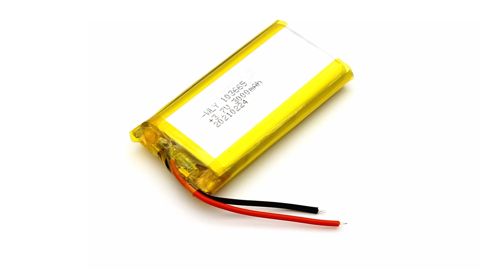 High Capacity Rechargeable Lithium Ion Polymer Battery 103665 3000mah 3 ...