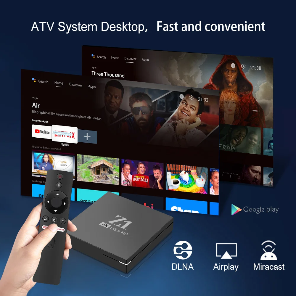 Z1 Iptv Apk Android Tv Box - 4K Smart Player TV BOX