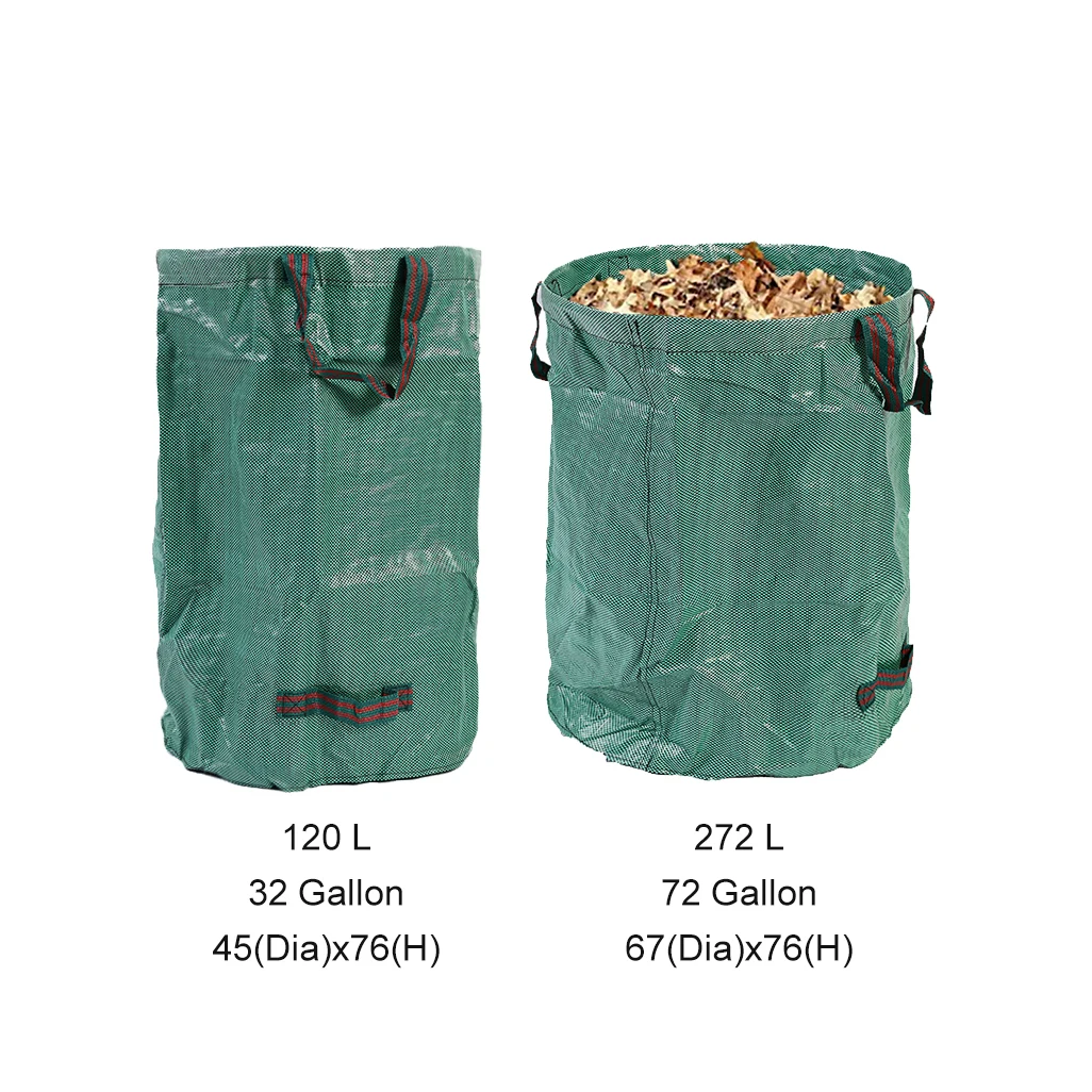 72 Gallon Reusable Yard Waste Bag, Heavy Duty, Upright Lawn Bags