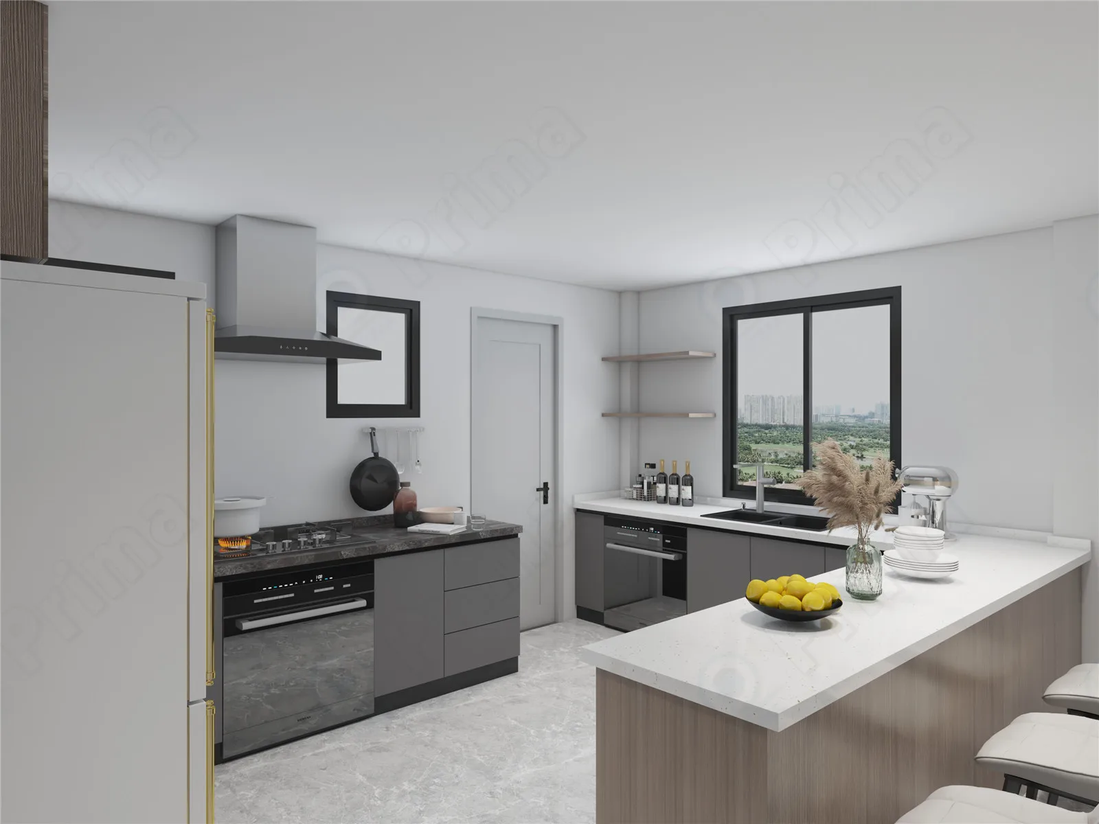 Prima самый популярный недорогой архитектурный дизайн дома