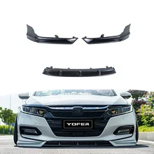 YOFER 10th gen car modified body kit lip aprons primer universal front car bumpers for Honda Accord2018+