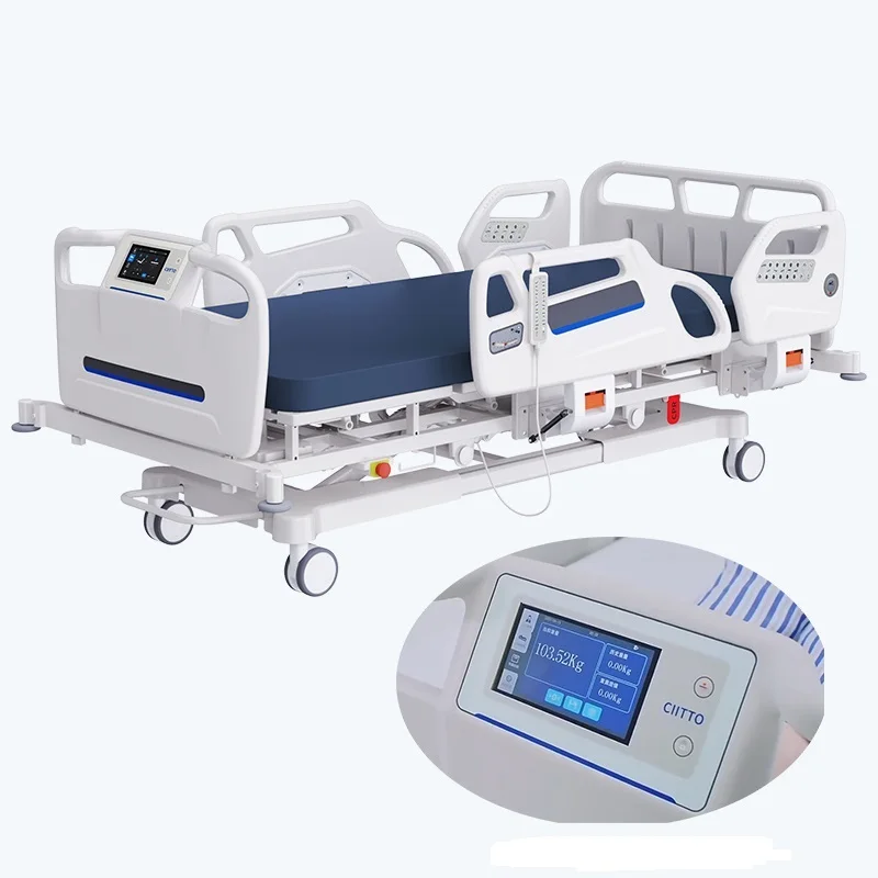 2025 Newest Weighing Function Electric Hospital Nursing ICU Bed