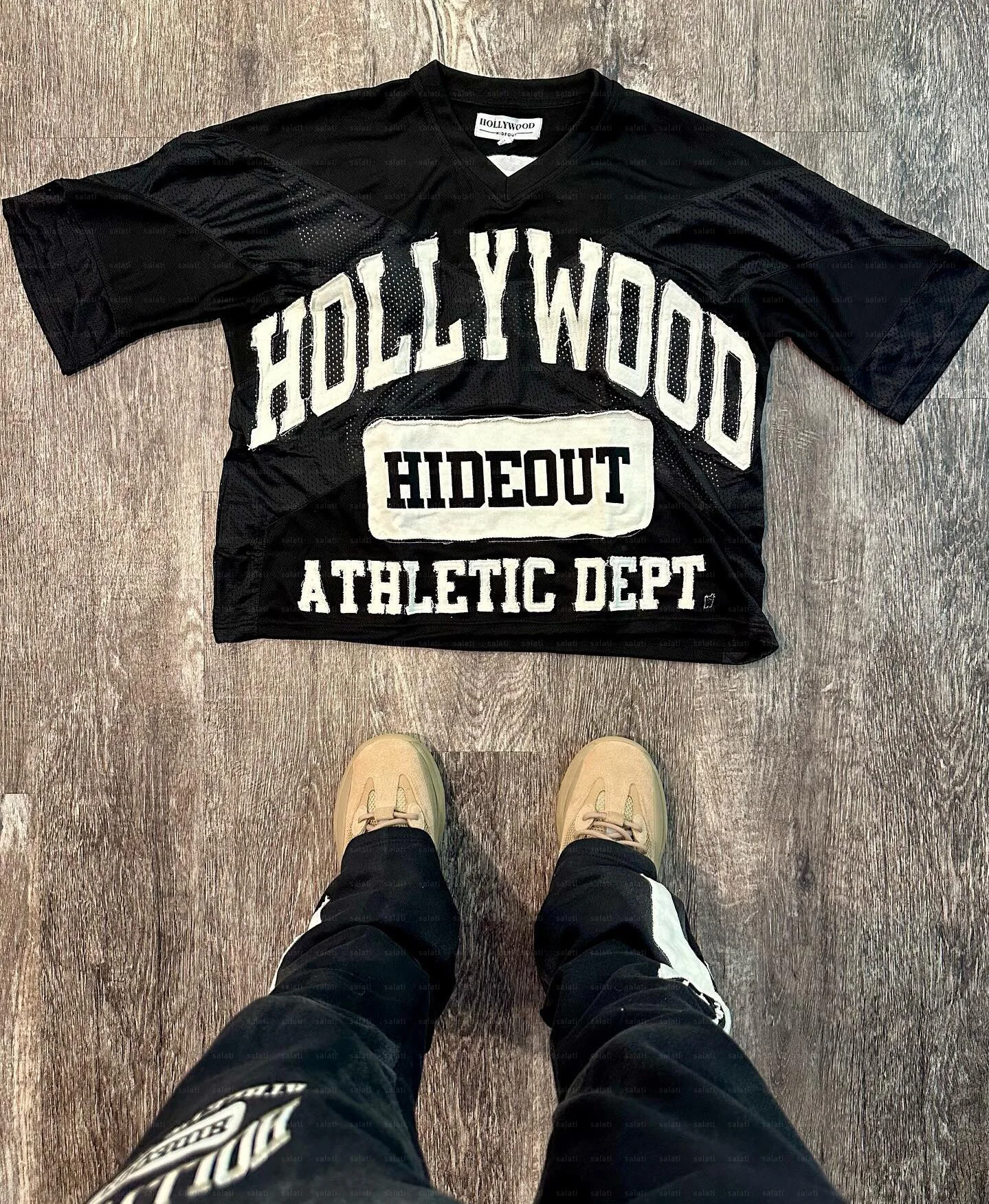 Custom Cut and Sew T-shirt Heavy Cotton Crew Neck Shirts Tee Oversized Applique Patch Embroidery Boxy Cropped T Shirts for Men gallery 8