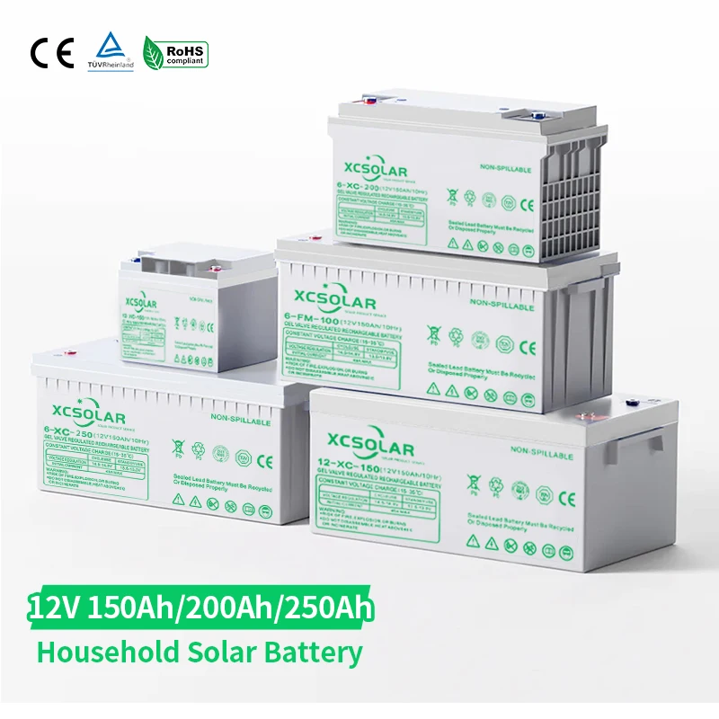 Portable Charging Stations For Best Gel Battery 12v 100ah 200ah 250ah For Solar Panels China Manufacturer