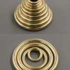Ring Round S1067 Custom Size Brass O Ring Round Circle Ring Bag Accessories