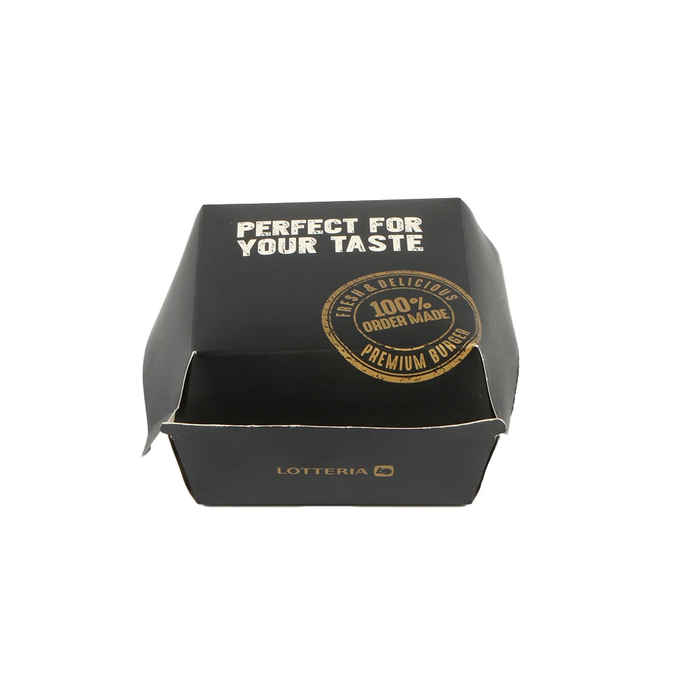 Disposable Kraft Hamburger Burger and Sandwich Shape Take Out Lunch Box Logo Customized Custom Clamshell Food Packaging