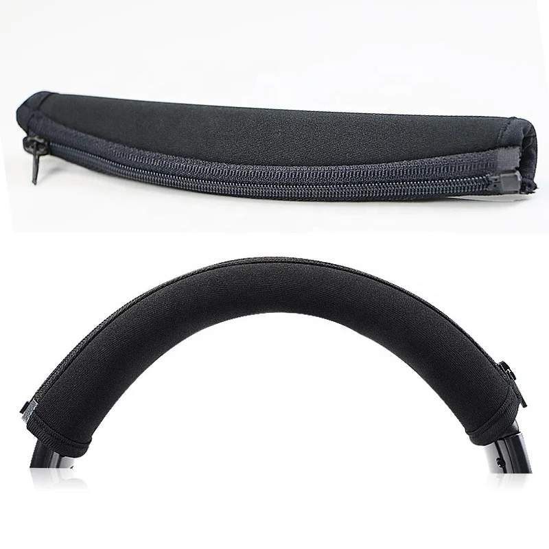 Headband Cover Replacement Headband Protector with Zipper for Bose SoundTrue OE2 Headphones Replacement Headband Cushion Pad