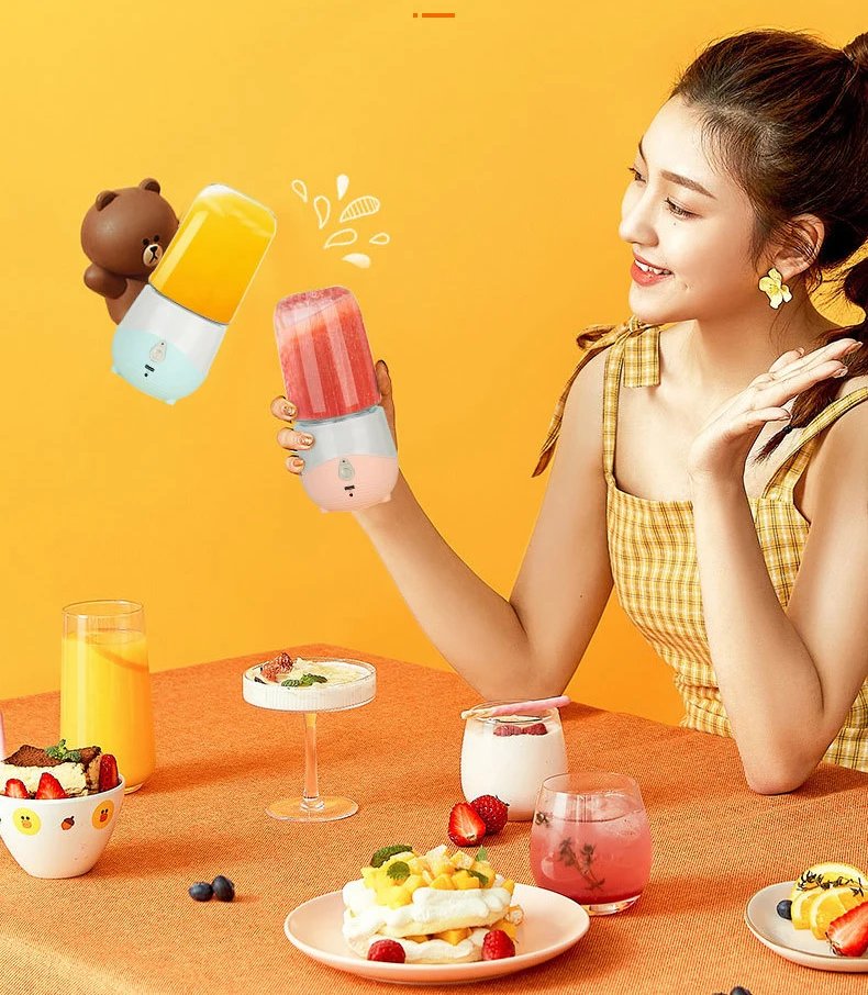 Juicer Blender Usb Charging Portable Blender Juicer Household Whisk Fruits Mixer Portable Juicer Smoothie Maker