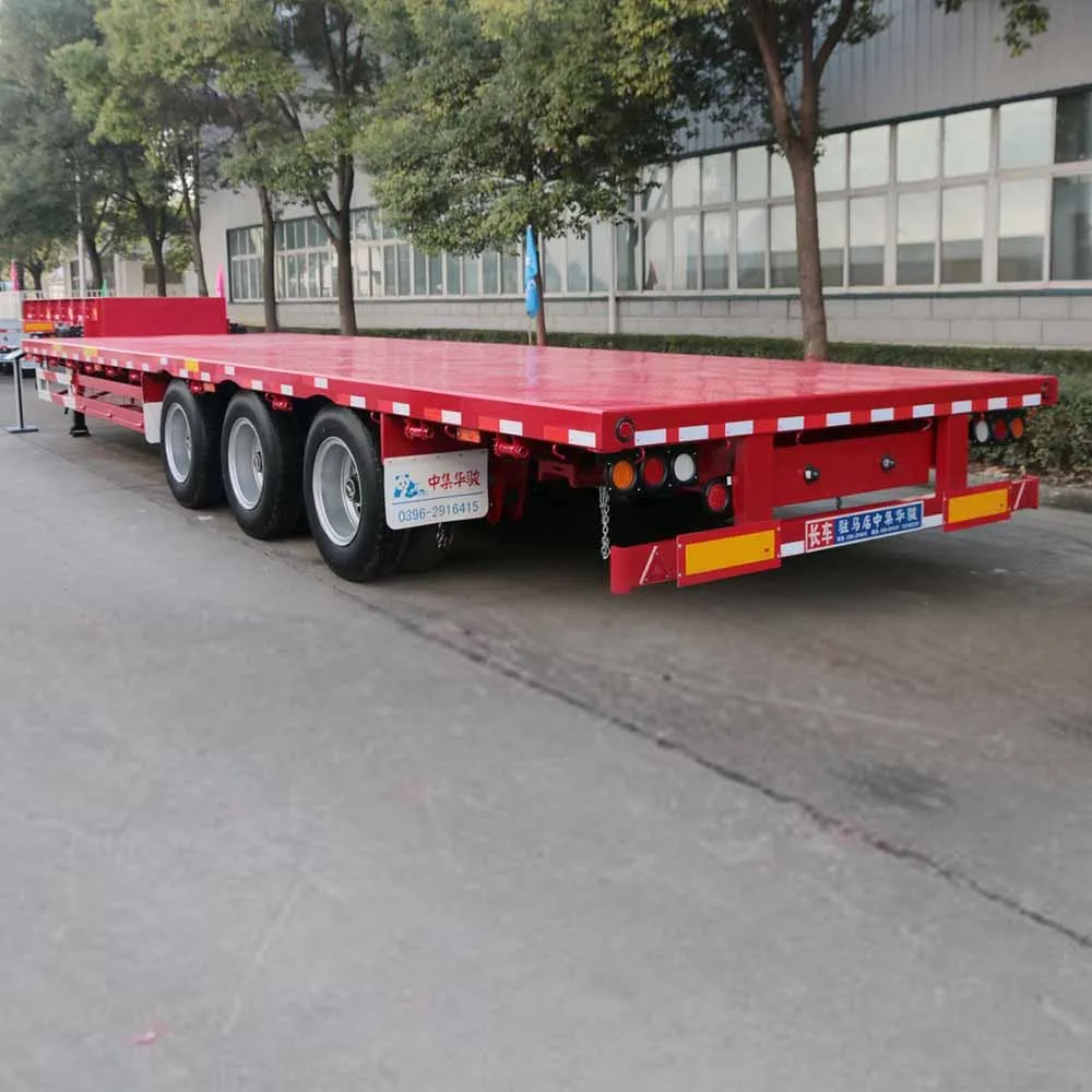 Hot Sale China Supply 3Axles 4Axles 60-80Tons Capacity Excavator Transport Low Bed Semi Trailer With Hydraulic Ramp supplier