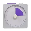 Plateau tournant violet coque grise