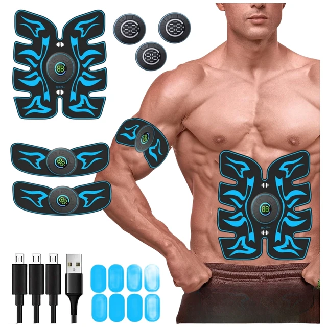 Wholesale Fitness Abs muscle stimulator abdominal 6 pack abs machine  weight loss ab ems electronic abs stimulator