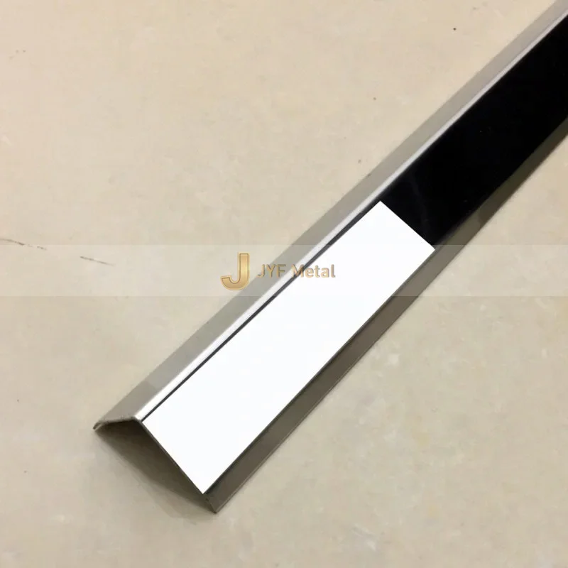 J401 Factory Price Tile Accessories Tile Edging Profiles for Floor and Wall Edges Decoration 304 Stainless Steel Tile Trim