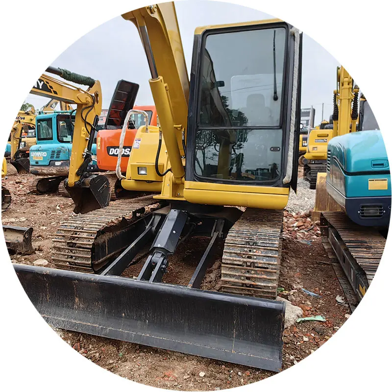 Used KOMATSU PC60-7 Excavator Second Hand Mini Excavator with Low Price ...
