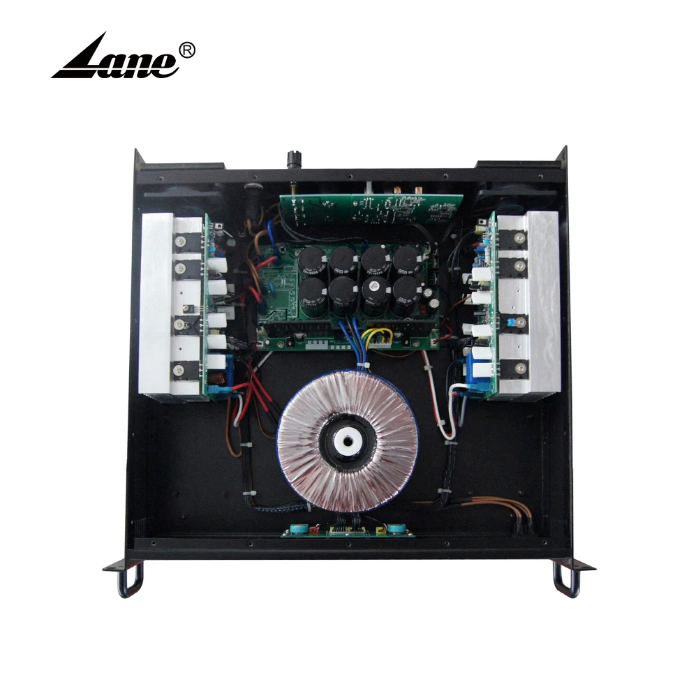 Lane CA4 Hot Selling 2U 300W*2 Professional Power Amplifier for Sale Aluminum Class AB 2 Channel Denon Amplifier Sono Amplifier