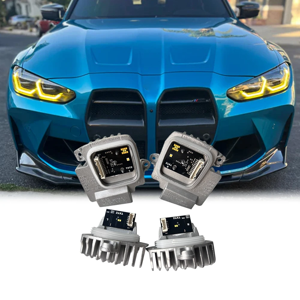 BMW M4.M3LCIヘッドライト用イエローモジュール F8X M3/M4 Yellow CSL DRL Headlight Module – Cen-Cal Motorsport
