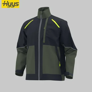 New Fashion Safety Mining Rip-Resistant Workwear Coat Reflective Construction Anti-Pilling Work Clothes Uniforms Jackets
