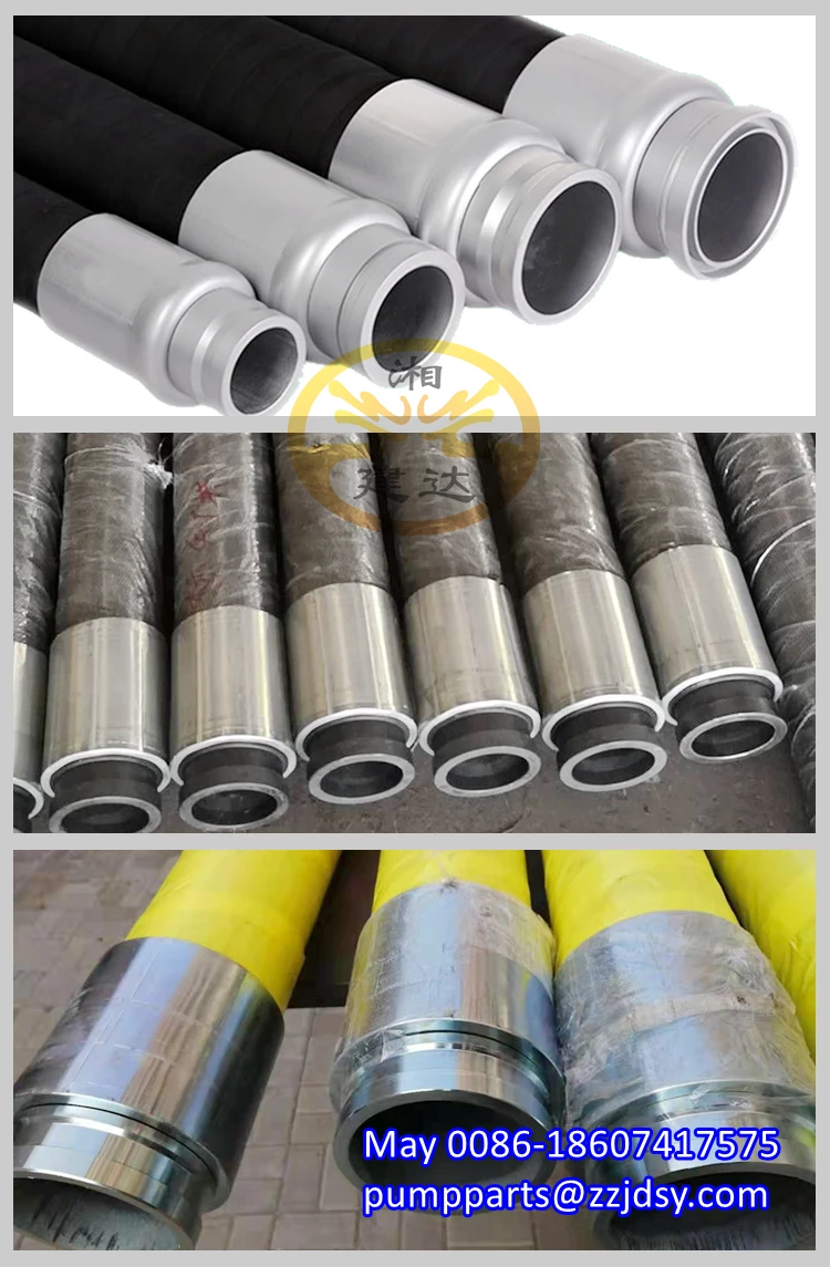 pompe à béton tuyaux de livraison, 4 couches de fil d'acier tuyau en  caoutchouc avec des raccords sk/mf/zx/hd accouplements