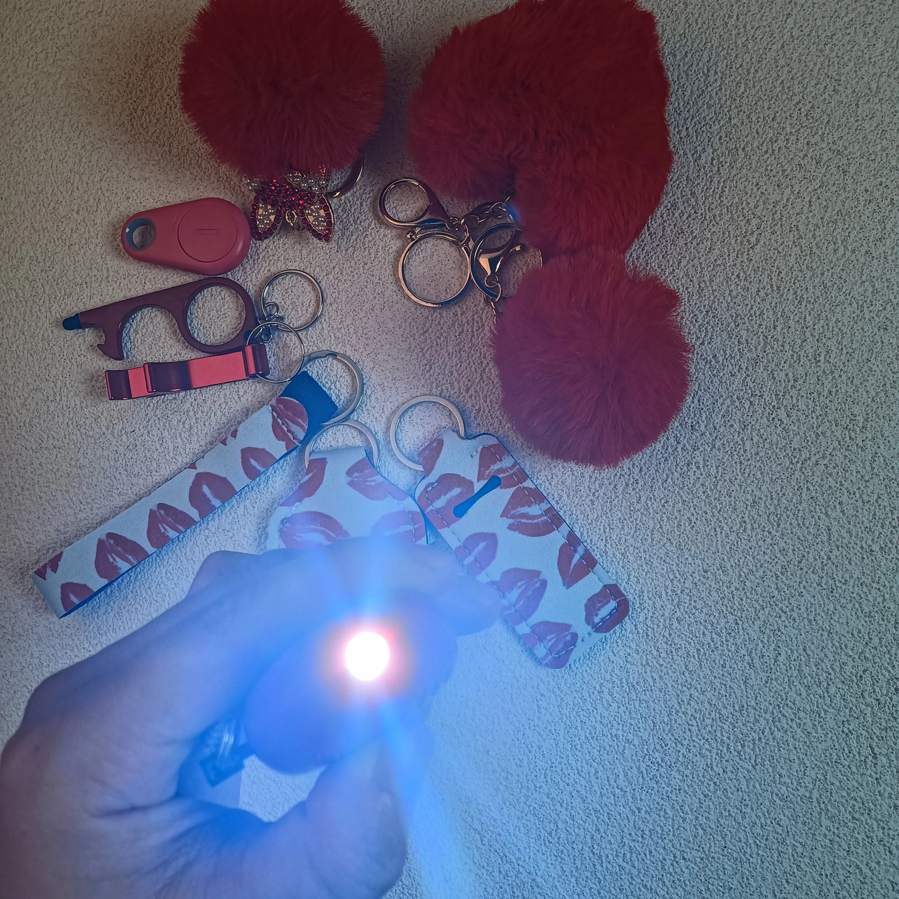 Best Wholesale Self Protection Safety Set Alarm Key Ring Keychain