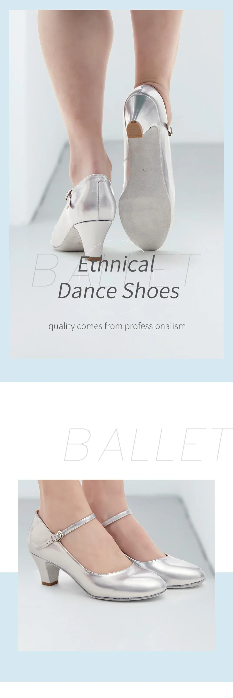 Custom Dance Shoes Wholesale Reflective Leather Dance Shoes Tango Dance