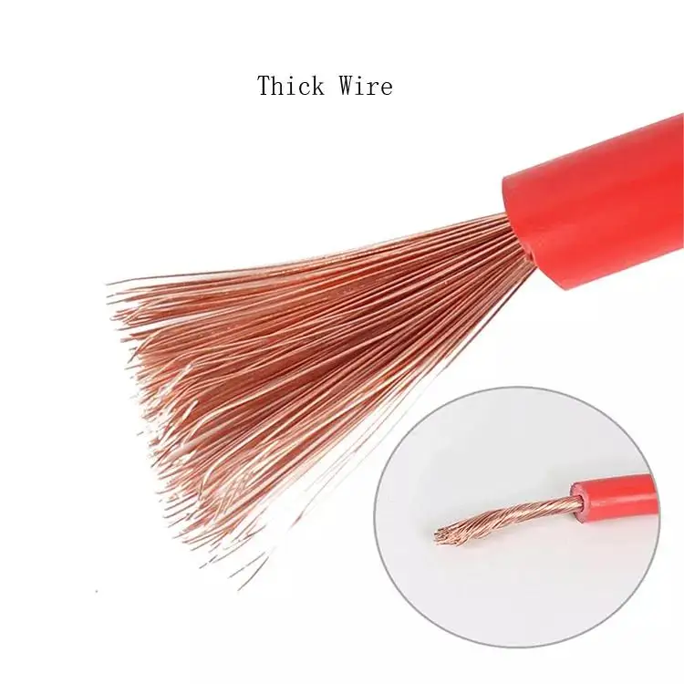 Hot Popular 2000A Car Booster Cable Battery Jump Booster Emergency Tools Rubber Core Cable Booster Cable 2000 Amp