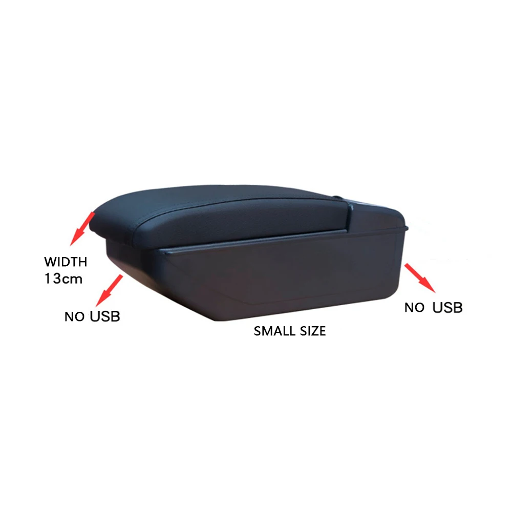 product special design microfiber auto armrest console box with usb port-5