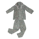 Pajamas Cotton New Style Pajamas Floral Autumn Designer Pajamas Long Sleeve+long Pants Cotton 2 Piece For Sale