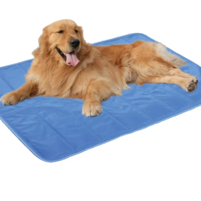 Pressure Activated Pet Cooling Mat for Dogs - No Water or Refrigeration Needed - Non-Toxic Gel Cooling Pad, Ideal for Home