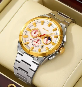 SKMEI Wholesaler 9355 Luxury Quartz Watch for Men 3ATM Waterproof Stainless Steel Business Casual OEM Supplier Watch