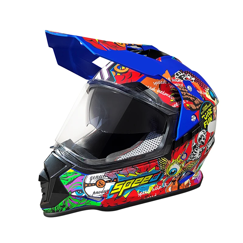 Hot-selling CE Certified Dual-sport Impact-resistant, Pressure-resistant, Durable ABS+EPS Visor With Customizable Logo_voghion.com