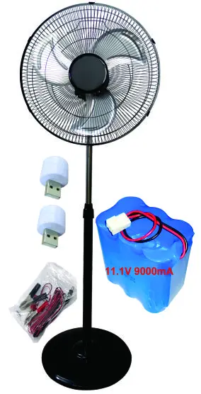 Pedestal Fan, 18inch, Solar - detail 4